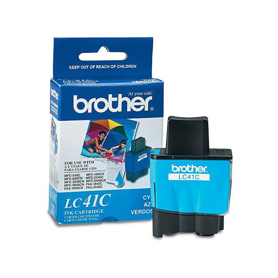 Genuine OEM Brother LC41C Cyan Ink Cartridge
