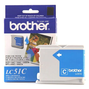 Genuine OEM Brother LC51C Cyan Ink Cartridge