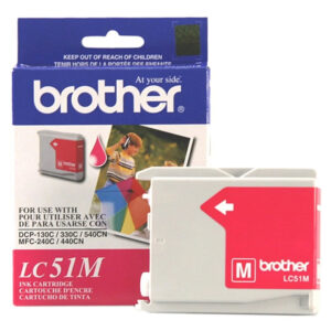 Genuine OEM Brother LC51M Magenta Ink Cartridge