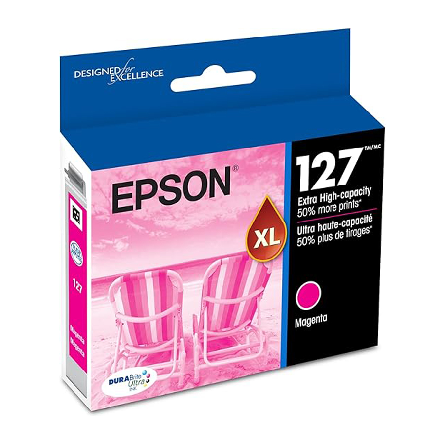 Genuine OEM Epson T127320 (T1273) Extra High Capacity Magenta Ink Cartridge