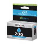 Genuine OEM Lexmark 14L0086 (200) Cyan Ink Cartridge