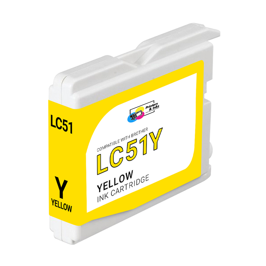 Brother LC51Y Yellow Ink Cartridge – Remanufactured