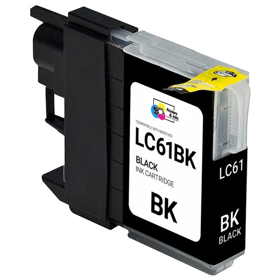 Remanufactured Brother LC61BK Black Ink Cartridge