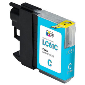 Remanufactured Brother LC61C Cyan Ink Cartridge