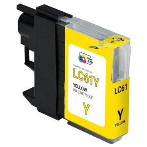 Remanufactured Brother LC61Y Yellow Ink Cartridge