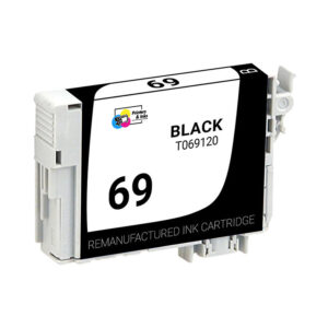 Remanufactured Epson T069120 (T0691) Black Ink Cartridge