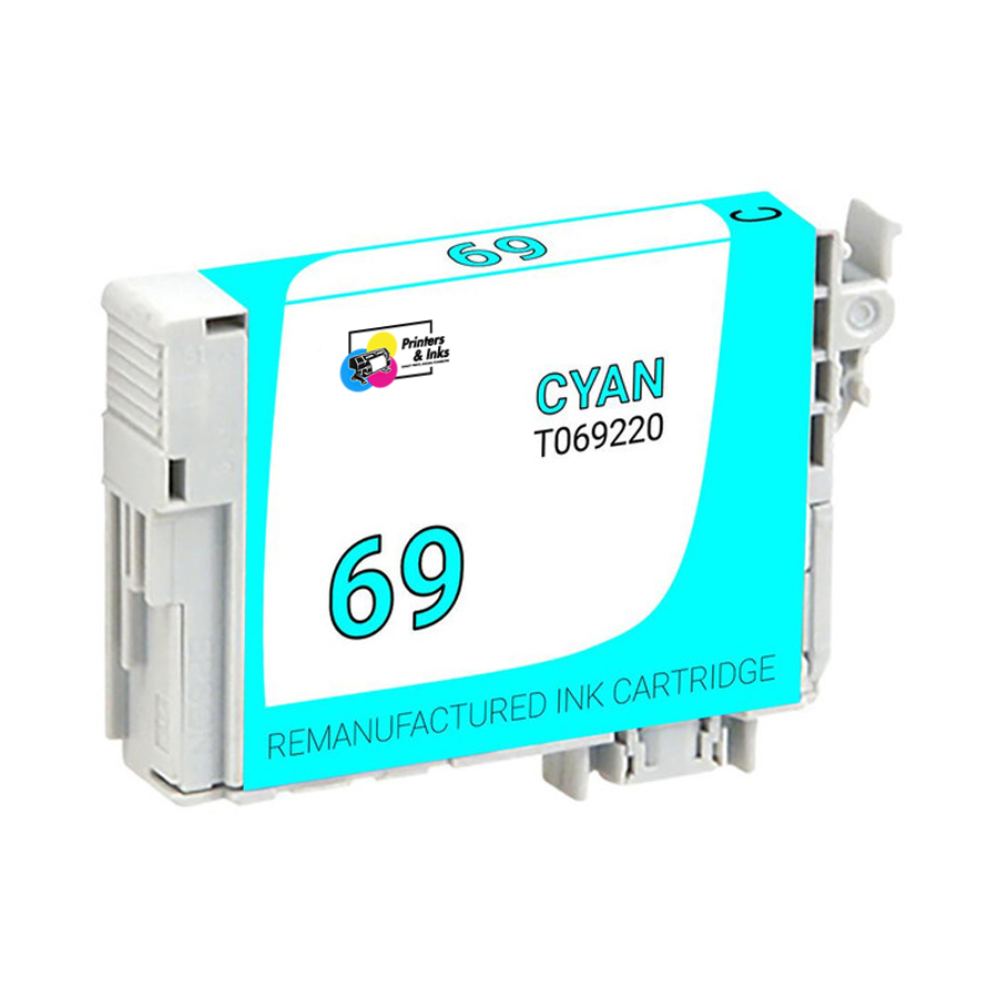 Remanufactured Epson T069220 (T0692) Cyan Ink Cartridge