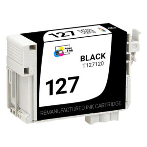 Remanufactured Epson T127120 (T1271) Black Ink Cartridge High-Quality Replacement