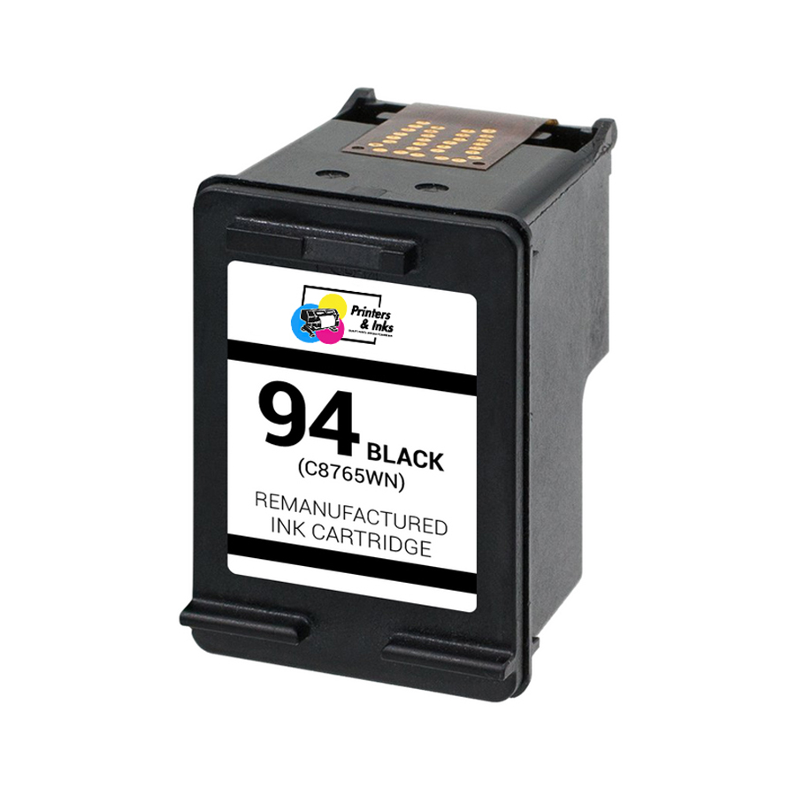 Remanufactured HP 94 Black Ink Cartridge - C8765WN