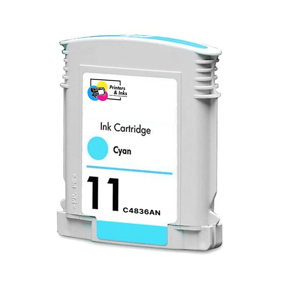 Remanufactured Ink Cartridge for (HP 11) C4836AN Cyan