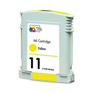 Remanufactured Ink Cartridge for (HP 11) C4838AN Yellow