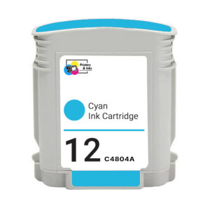 Remanufactured Ink Cartridge for (HP 12) C4804A Cyan