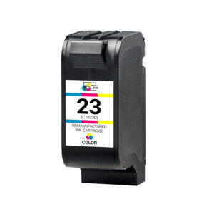 Remanufactured for HP 23 (C1823D) Tri-Color Ink Cartridge