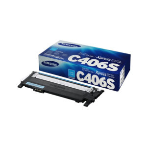 Samsung CLT-C406S Cyan Original Laser Toner Cartridge