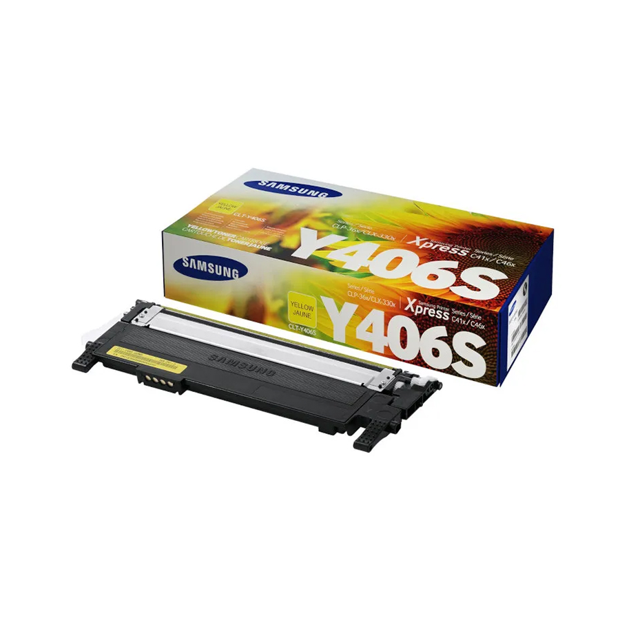 Samsung CLT-Y406S Yellow Original Laser Toner Cartridge