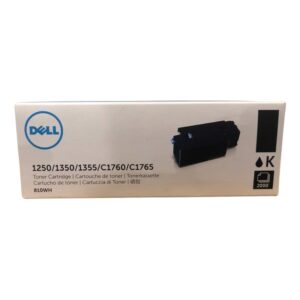 Original Dell 810WH Black Toner Cartridge-Yield 2000 pages