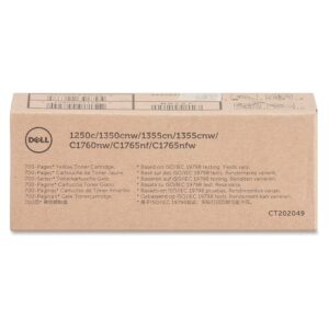 Original Dell J95NM Yellow Toner Cartridge – 700 Page Yield