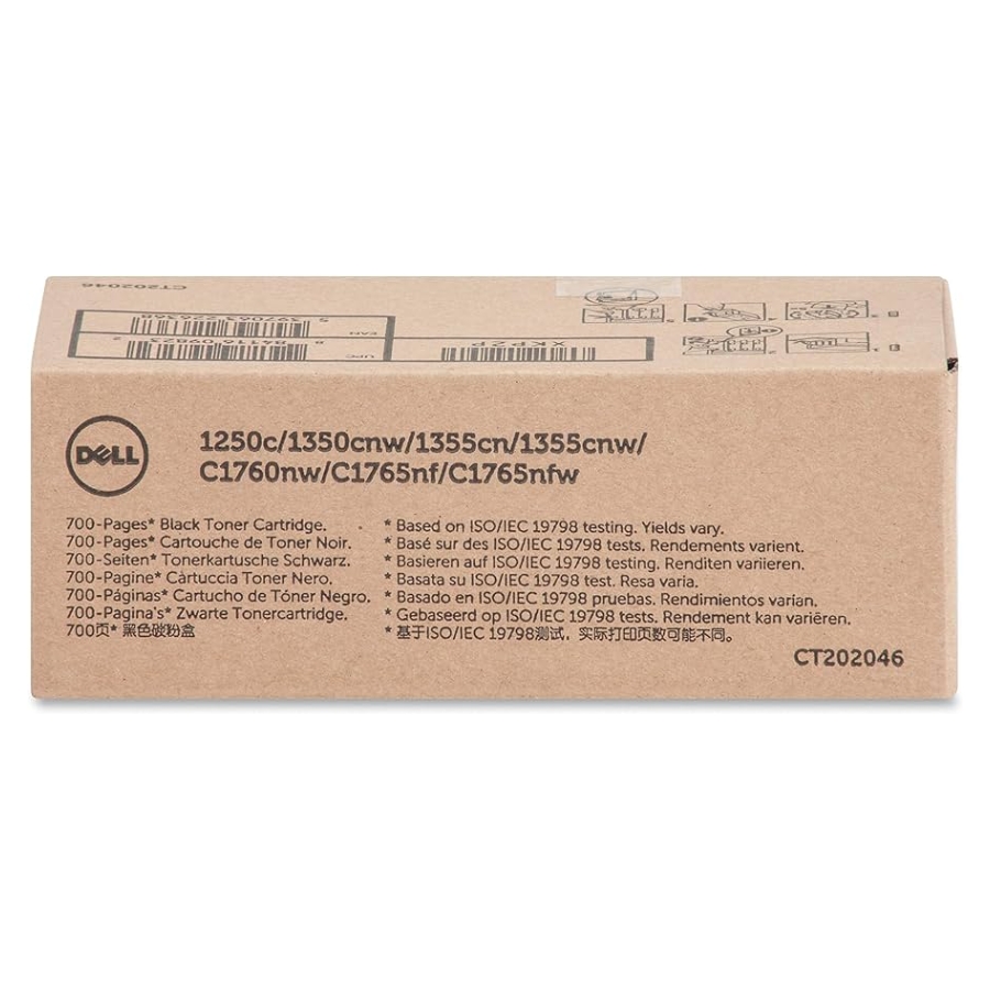 Original Dell XKP2P Black Toner Cartridge – 700 Page Yield