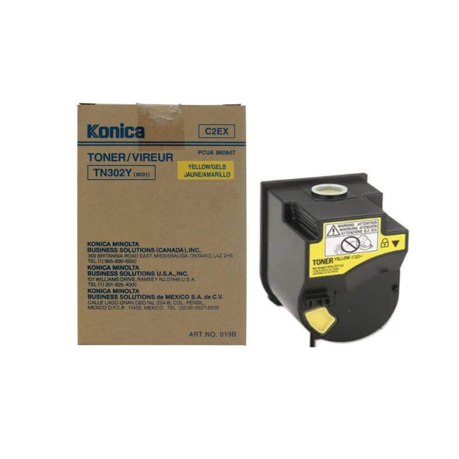 Original Konica Minolta 960-847 Yellow Toner Cartridge