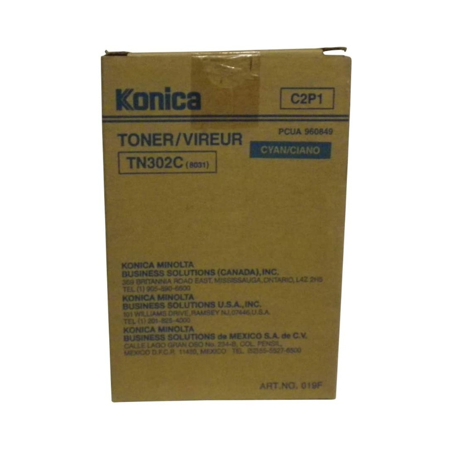Original Konica Minolta 960-849 Cyan Toner Cartridge