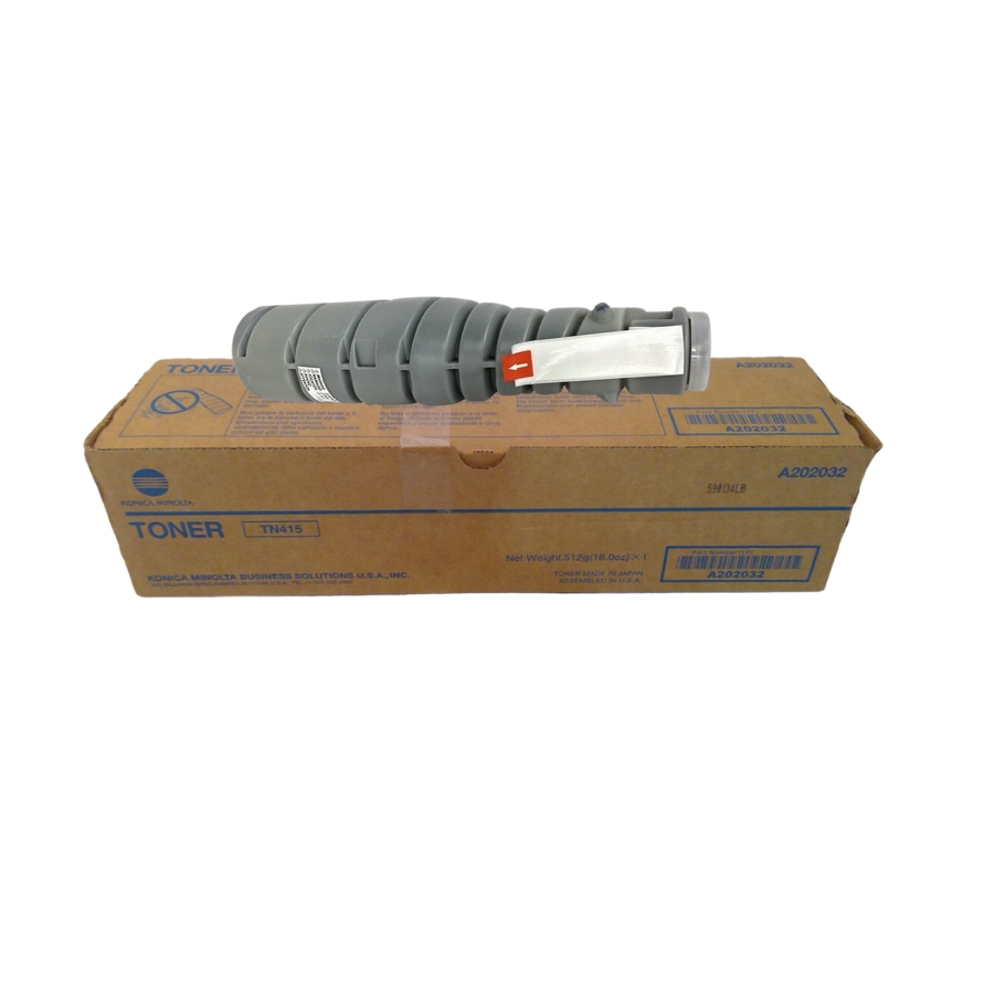 Original Konica Minolta TN415 (A202032) Black Toner Cartridge