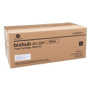 Original Konica Minolta TNP24 (A32W011) Black Toner Cartridge – High Yield