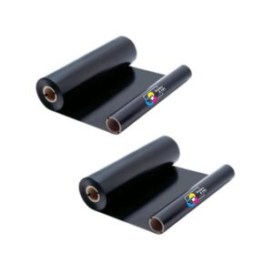 Remanufactured Sharp UX-15CR Black Fax Roll, 2-Pack