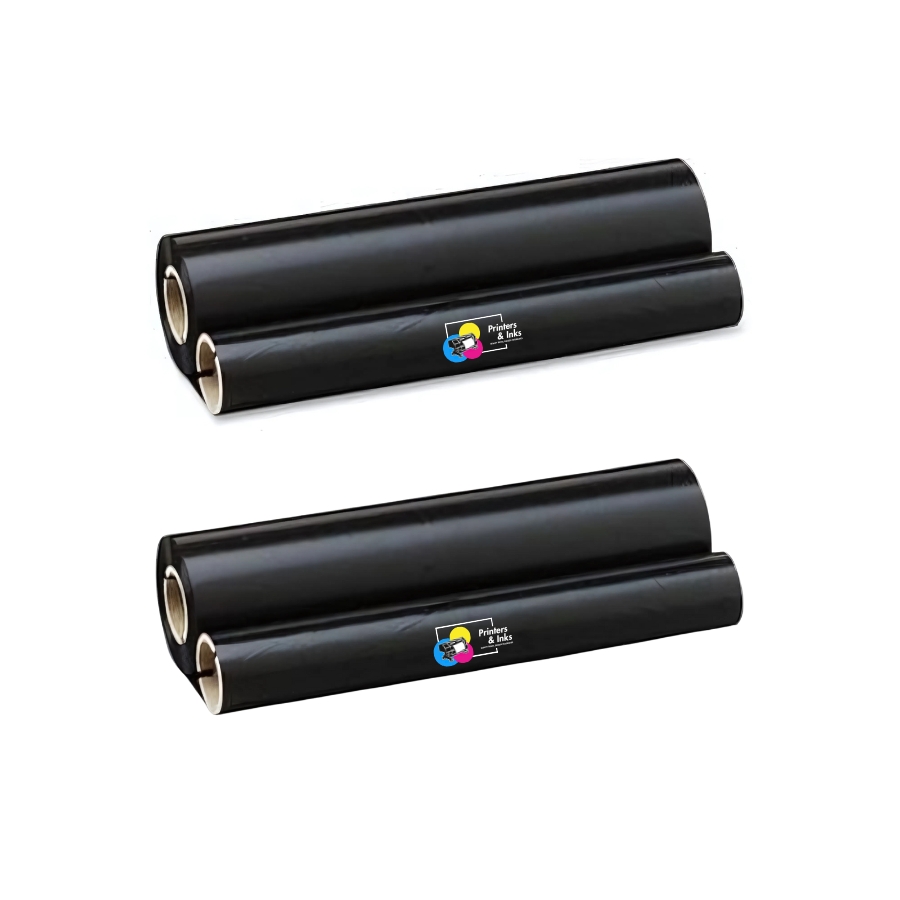 Remanufactured Sharp UX-3CR Black Thermal Fax Roll, 2-Pack