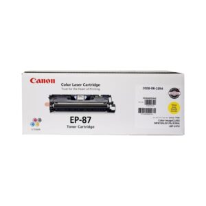Original Canon EP87 (7430A005AA) Yellow Toner Cartridge