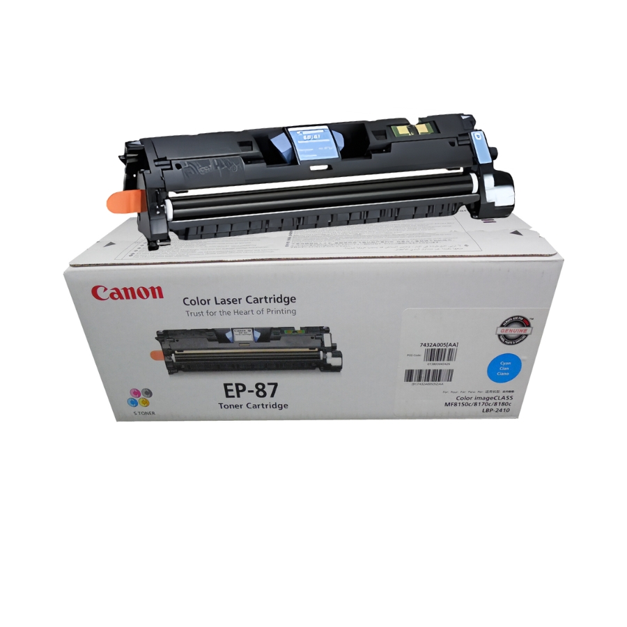 Original Canon EP87 (7432A005AA) Cyan Toner Cartridge
