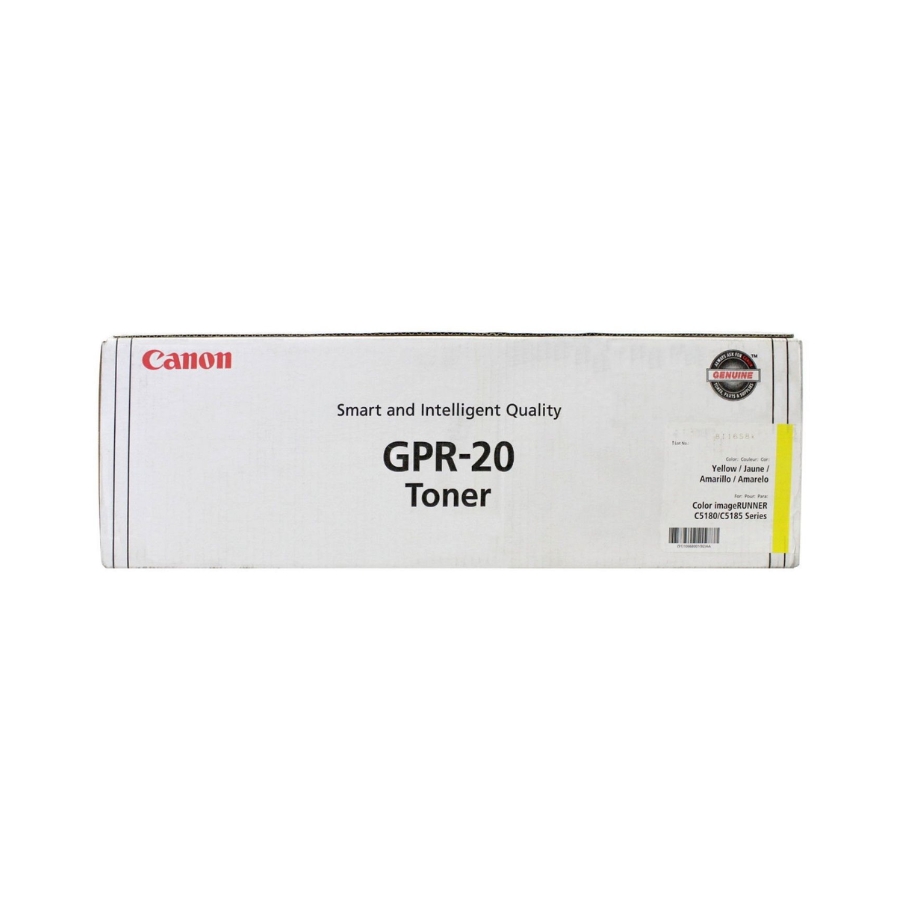 Original Canon GPR20Y (1066B001AA) Yellow Toner Cartridge – 36,000 Page Yield