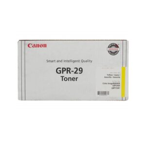 Original Canon GPR29Y (2641B004AA) Yellow Toner Cartridge – 8,500 Page Yield