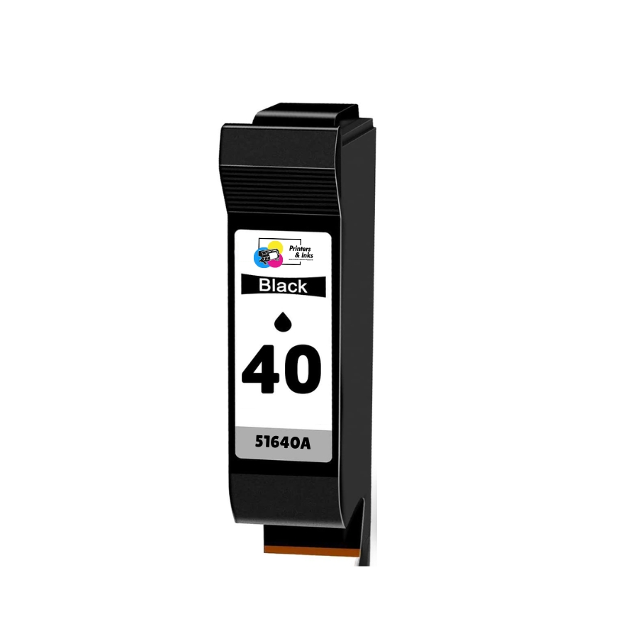 Remanufactured Black Ink Cartridge for HP 51640A (HP 40) – 1100 Pages