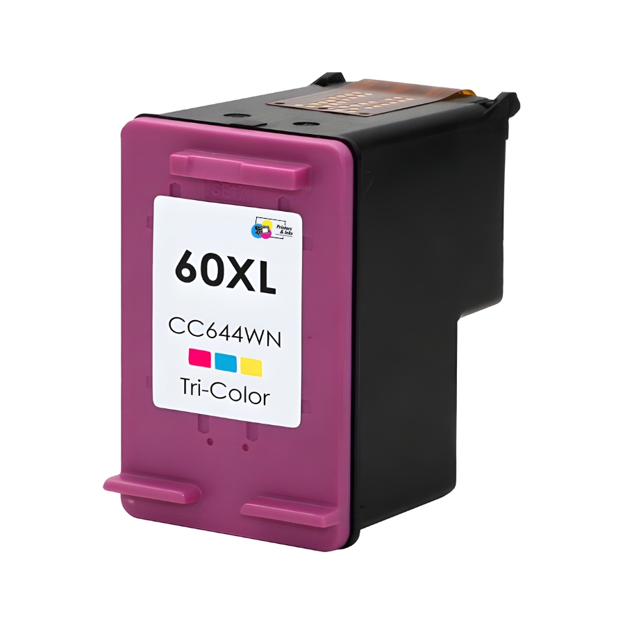 Remanufactured HP 60XL (CC644WN) High Yield Tri-Color Ink Cartridge
