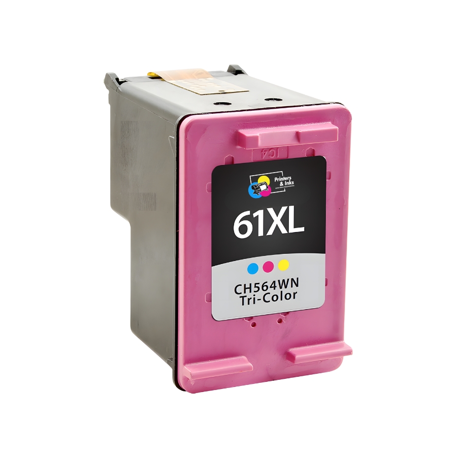 Remanufactured HP 61XL (CH564WN) High Yield Tri-Color Ink Cartridge