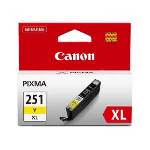 Canon 6451B001 (CLI-251XL) High Yield Yellow remanufactured Ink Cartridge