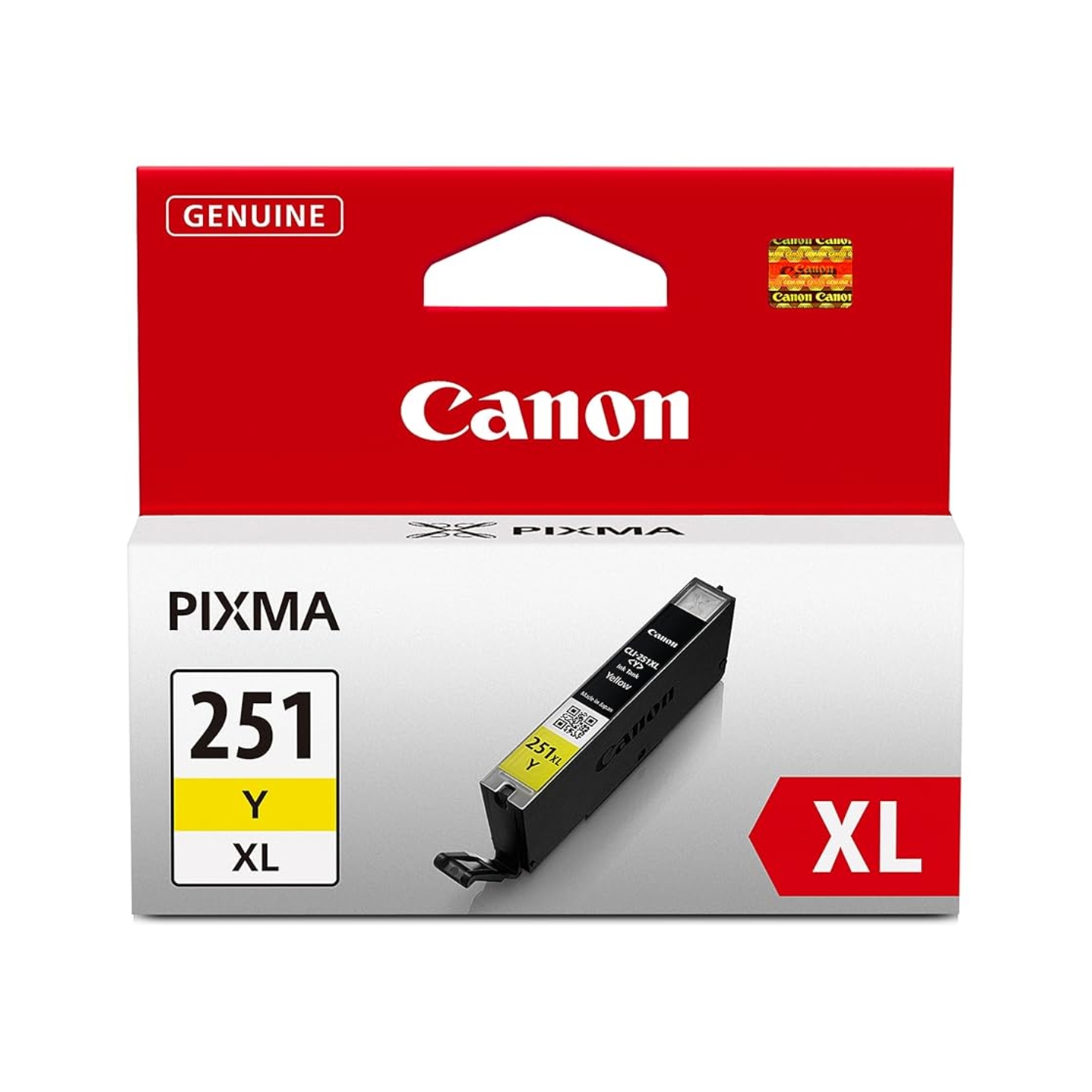 Canon 6451B001 (CLI-251XL) High Yield Yellow remanufactured Ink Cartridge