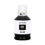Canon GI-20BK Black Remanufactured Ink Bottle – High Yield