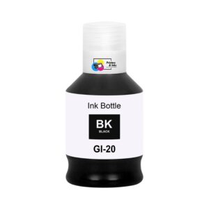 Canon GI-20BK Black Remanufactured Ink Bottle – High Yield