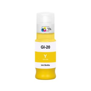 Canon GI-20Y Yellow Remanufactured Ink Bottle – High Yield