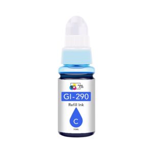 Canon GI-290 Cyan Remanufactured Ink Bottle – High Yield