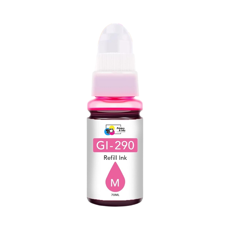 Canon GI-290 Magenta Remanufactured Ink Bottle – High Yield