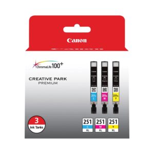 Original Canon 6449B009 / CLI-251XL Ink Cartridge 3-Color Multipack
