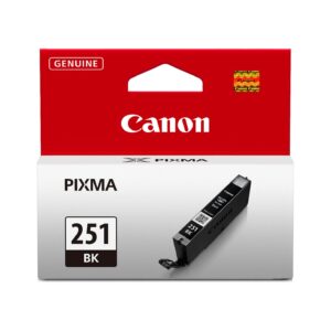 Original Canon 6513B001 (CLI-251) Standard-Yield Black Ink Cartridge