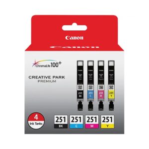 Original Canon 6513B004 / CLI-251 Ink Cartridge 4-Color Multipack