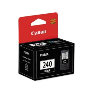 Original Canon PG-240 Black Ink Cartridge – Genuine OEM, Standard Yield, 180 Pages