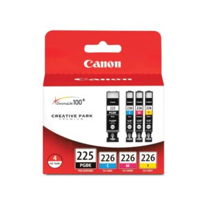 Original Canon PGI-225/CLI-226 Black/Cyan/Magenta/Yellow Ink Cartridge 4530B008