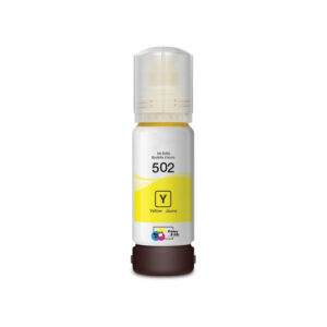 Remanufactured Epson T502 70ml Yellow Ink Bottle