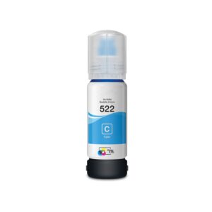 Remanufactured Epson T522 Cyan Ink Bottle - 70ml