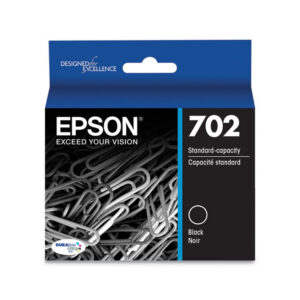 Original Epson T702120 (702) DuraBrite Black Ink Cartridge